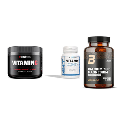Calcium, Vitamin D & Magnesium: Sinob Vitamin C Calcium + 2 weitere – alle enthaltenen Artikel