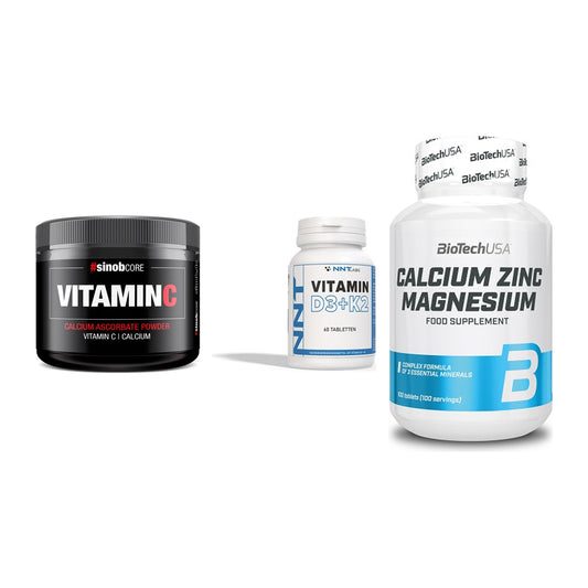 Calcium, Vitamin D & Magnesium: Sinob Vitamin C Calcium + 2 weitere – alle enthaltenen Artikel