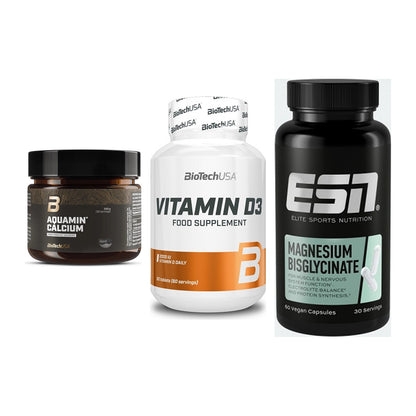 Calcium, Vitamin D & Magnesium: BioTech Aquamin Calcium + 2 weitere – alle enthaltenen Artikel
