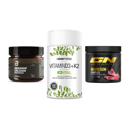 Calcium, Vitamin D & Magnesium: BioTech Aquamin Calcium + 2 weitere – alle enthaltenen Artikel