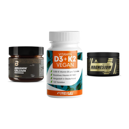 Calcium, Vitamin D & Magnesium: BioTech Aquamin Calcium + 2 weitere – alle enthaltenen Artikel