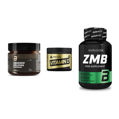 Calcium, Vitamin D & Magnesium: BioTech Aquamin Calcium + 2 weitere – alle enthaltenen Artikel