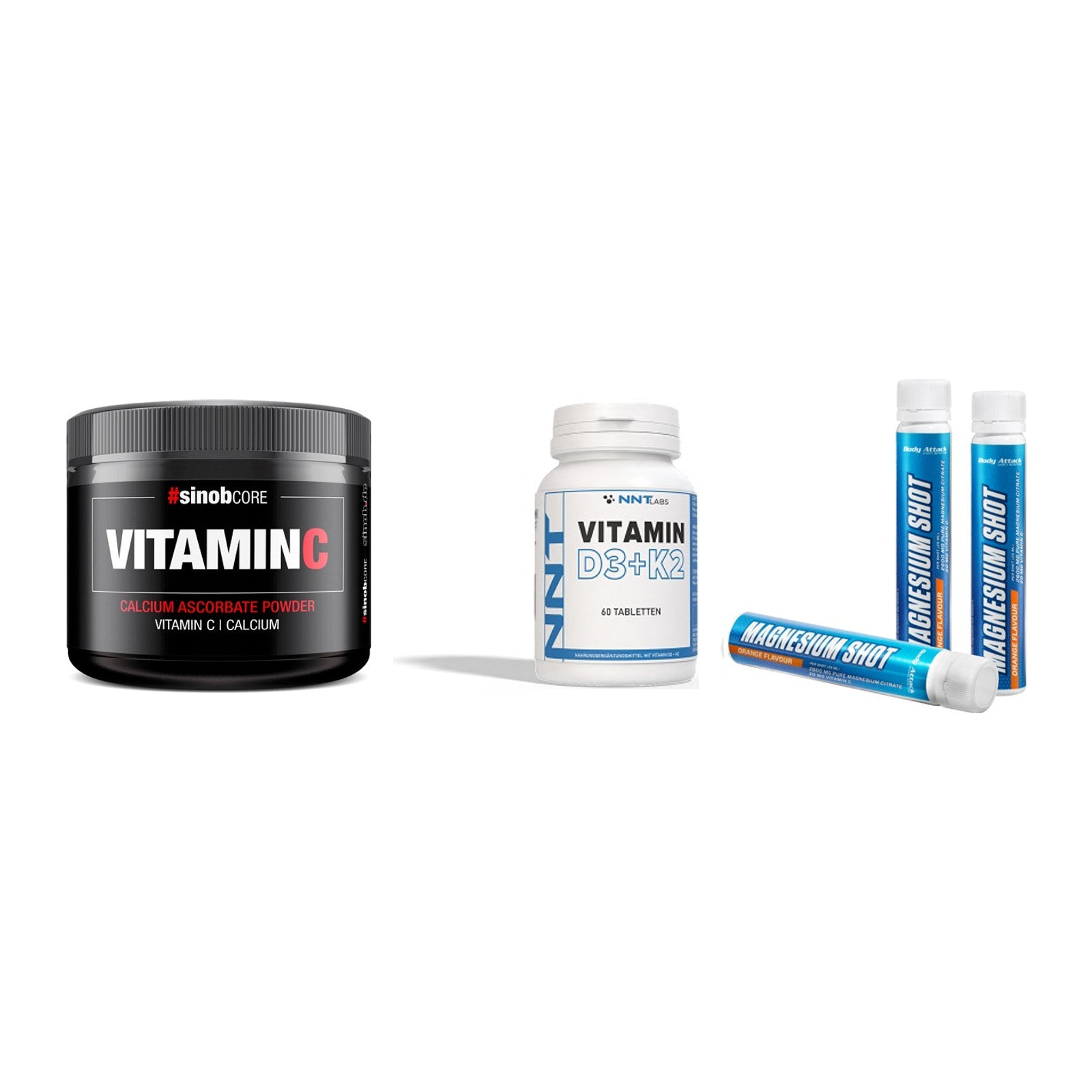 Calcium, Vitamin D & Magnesium: Sinob Vitamin C Calcium + 2 weitere – alle enthaltenen Artikel