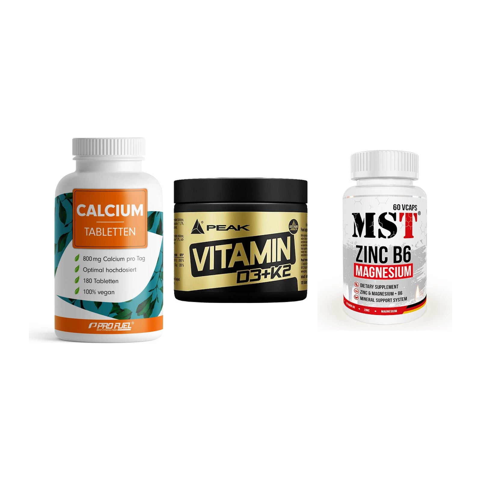 Calcium, Vitamin D & Magnesium: ProFuel Calcium + 2 weitere – alle enthaltenen Artikel