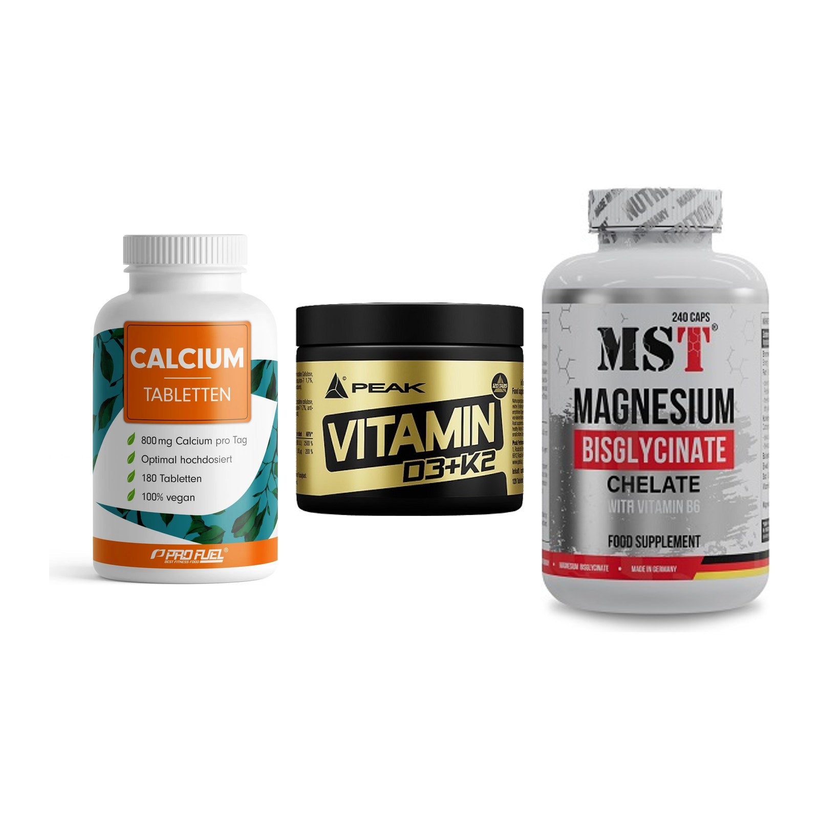 Calcium, Vitamin D & Magnesium: ProFuel Calcium + 2 weitere – alle enthaltenen Artikel