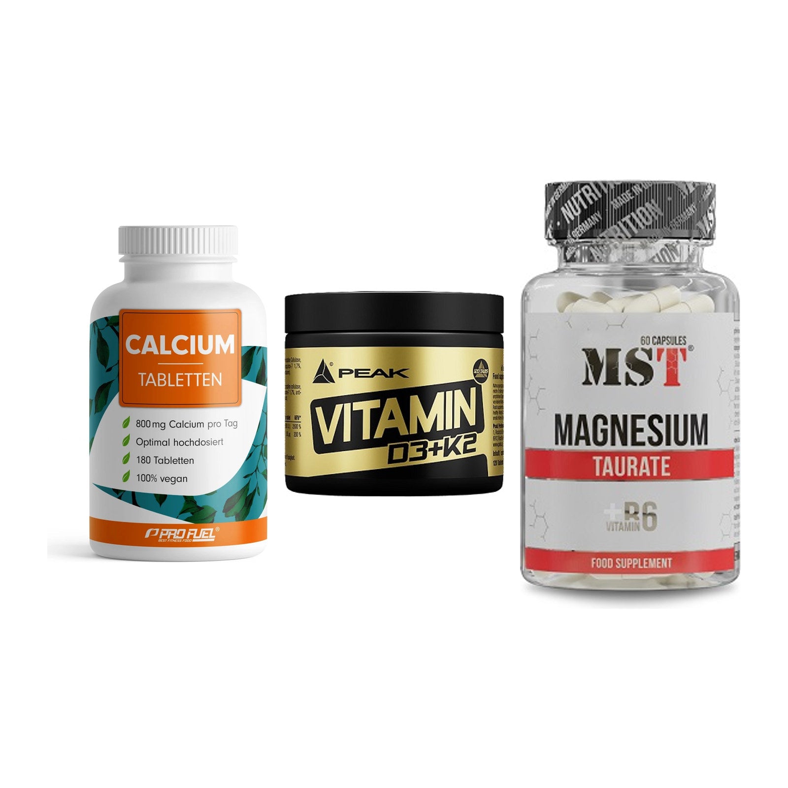 Calcium, Vitamin D & Magnesium: ProFuel Calcium + 2 weitere – alle enthaltenen Artikel