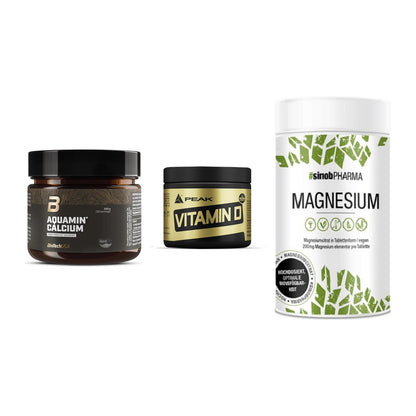 Calcium, Vitamin D & Magnesium: BioTech Aquamin Calcium + 2 weitere – alle enthaltenen Artikel