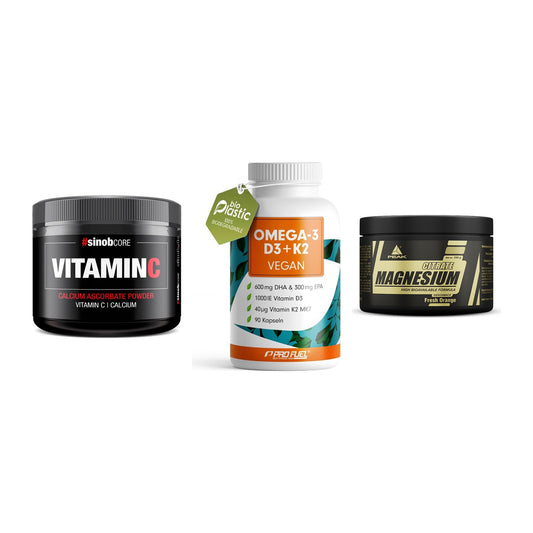 Calcium, Vitamin D & Magnesium: Sinob Vitamin C Calcium + 2 weitere – alle enthaltenen Artikel