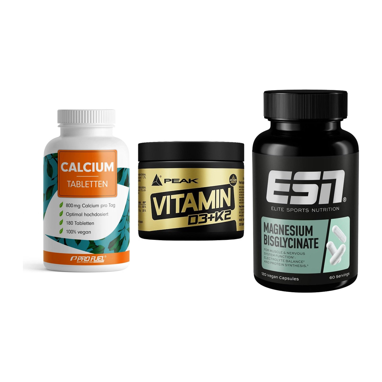 Calcium, Vitamin D & Magnesium: ProFuel Calcium + 2 weitere – alle enthaltenen Artikel