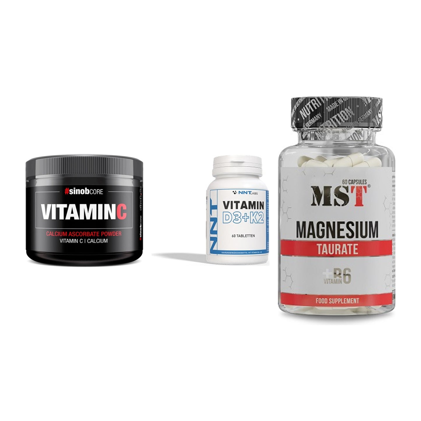 Calcium, Vitamin D & Magnesium: Sinob Vitamin C Calcium + 2 weitere – alle enthaltenen Artikel