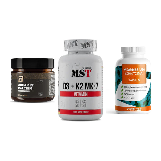 Calcium, Vitamin D & Magnesium: BioTech Aquamin Calcium + 2 weitere – alle enthaltenen Artikel