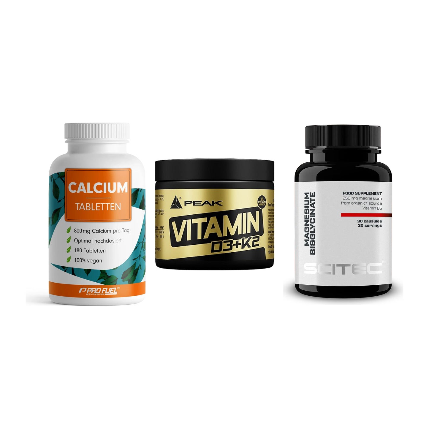 Calcium, Vitamin D & Magnesium: ProFuel Calcium + 2 weitere – alle enthaltenen Artikel
