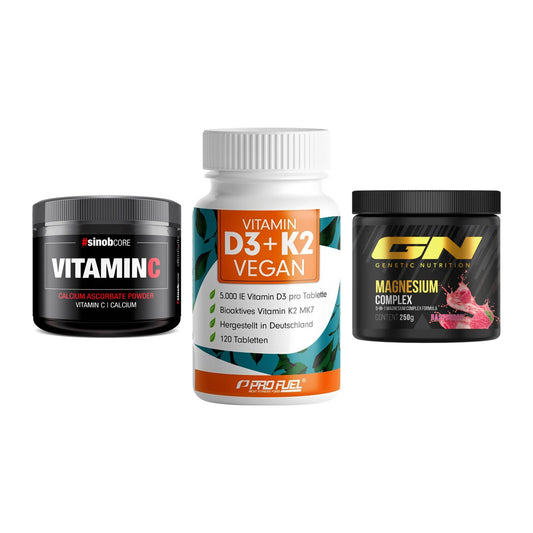 Calcium, Vitamin D & Magnesium: Sinob Vitamin C Calcium + 2 weitere – alle enthaltenen Artikel
