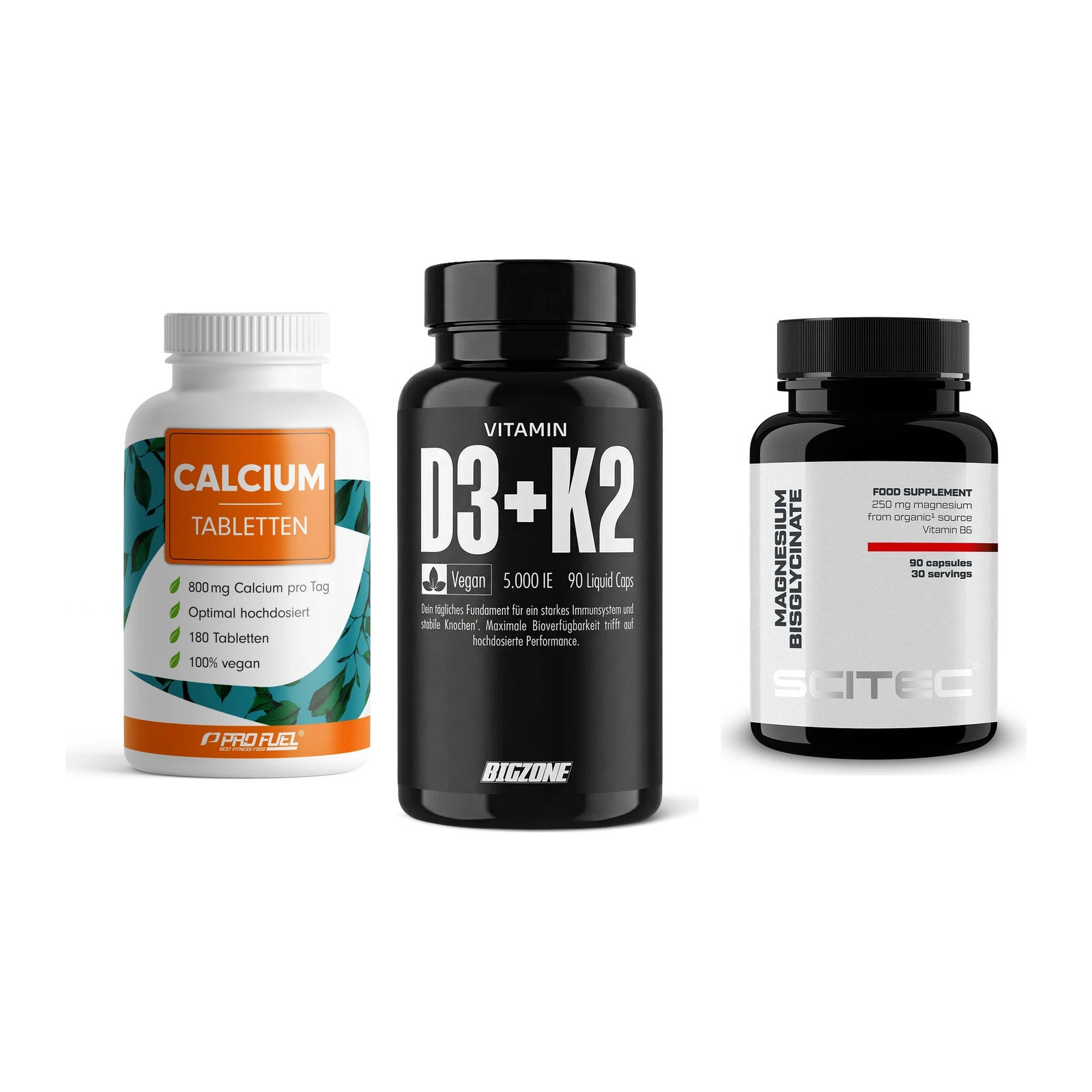 Calcium, Vitamin D & Magnesium: ProFuel Calcium + 2 weitere – alle enthaltenen Artikel