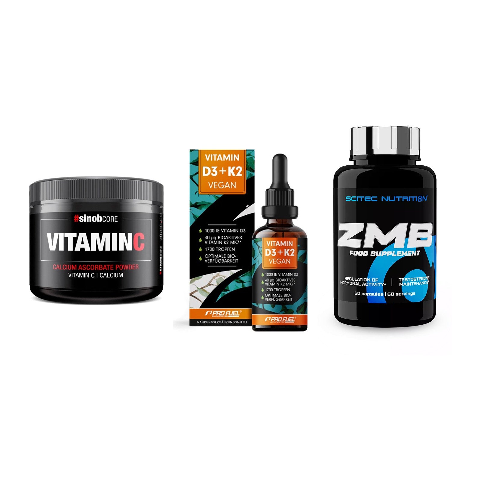 Calcium, Vitamin D & Magnesium: Sinob Vitamin C Calcium + 2 weitere – alle enthaltenen Artikel