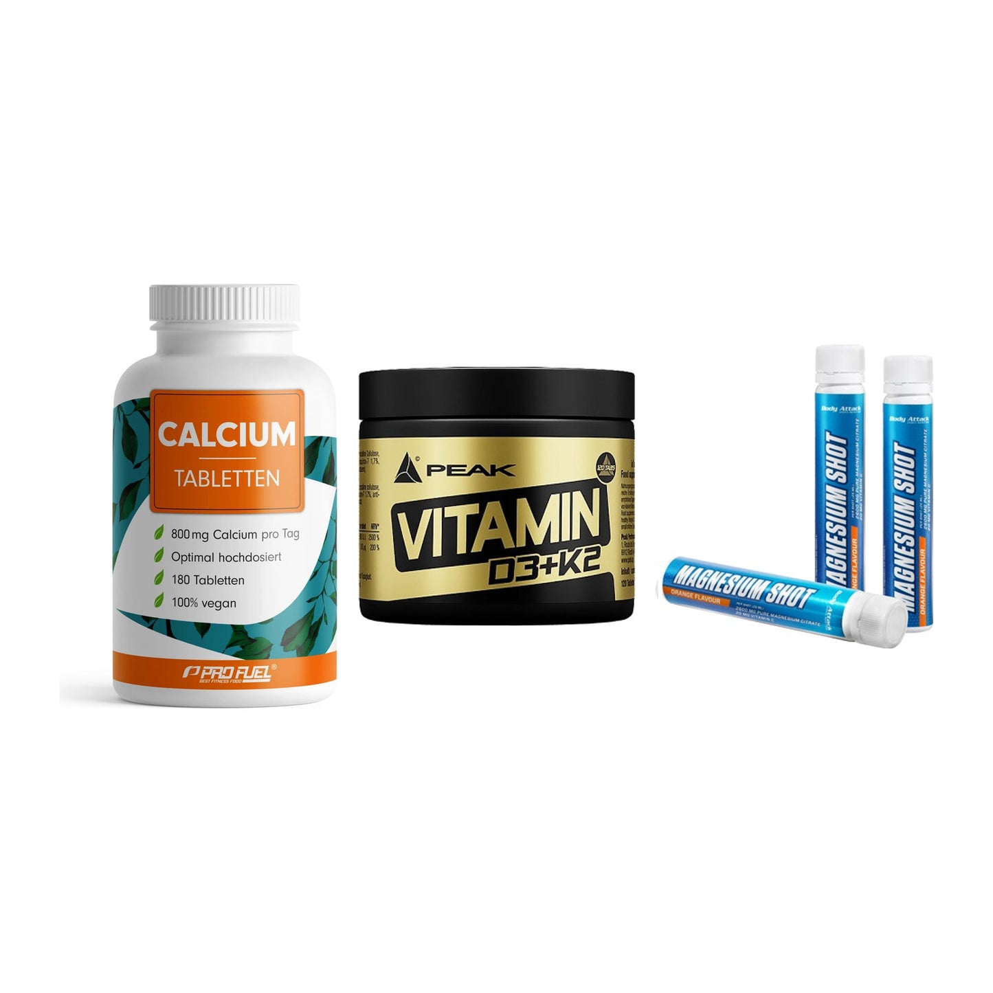 Calcium, Vitamin D & Magnesium: ProFuel Calcium + 2 weitere – alle enthaltenen Artikel