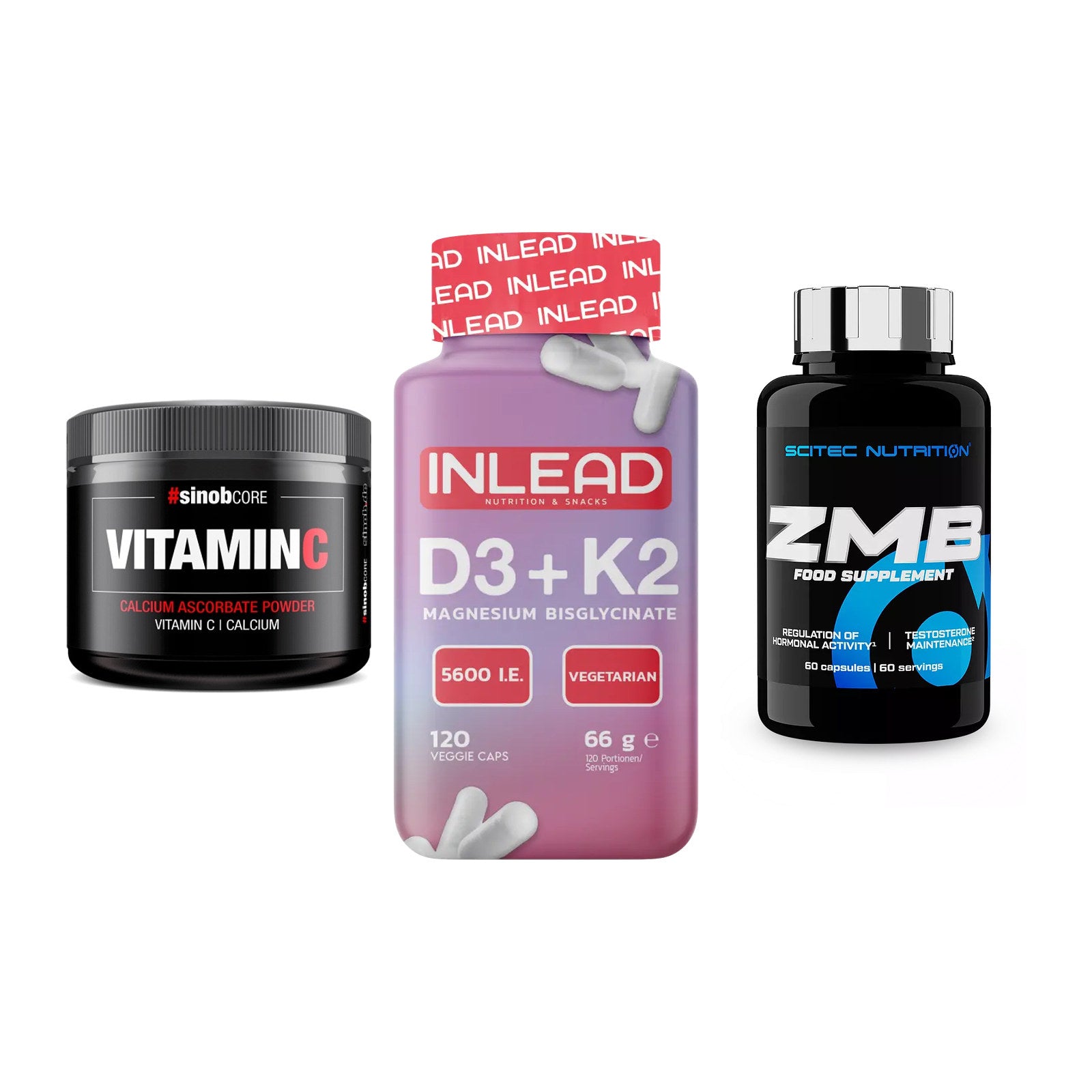 Calcium, Vitamin D & Magnesium: Sinob Vitamin C Calcium + 2 weitere – alle enthaltenen Artikel