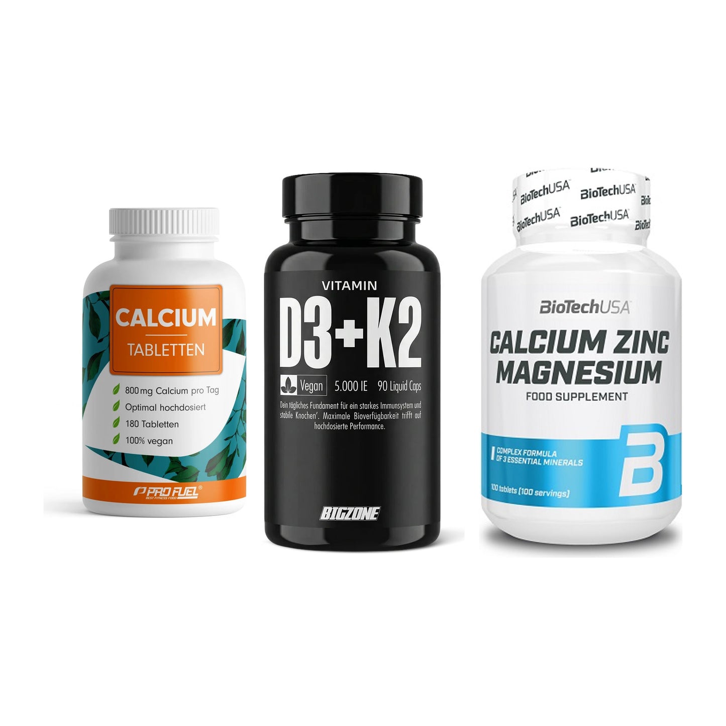 Calcium, Vitamin D & Magnesium: ProFuel Calcium + 2 weitere – alle enthaltenen Artikel