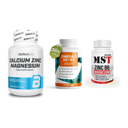 Calcium, Vitamin D & Magnesium: BioTech Calcium Zinc + 2 weitere – alle enthaltenen Artikel