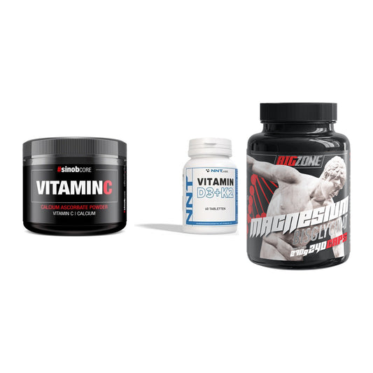 Calcium, Vitamin D & Magnesium: Sinob Vitamin C Calcium + 2 weitere – alle enthaltenen Artikel