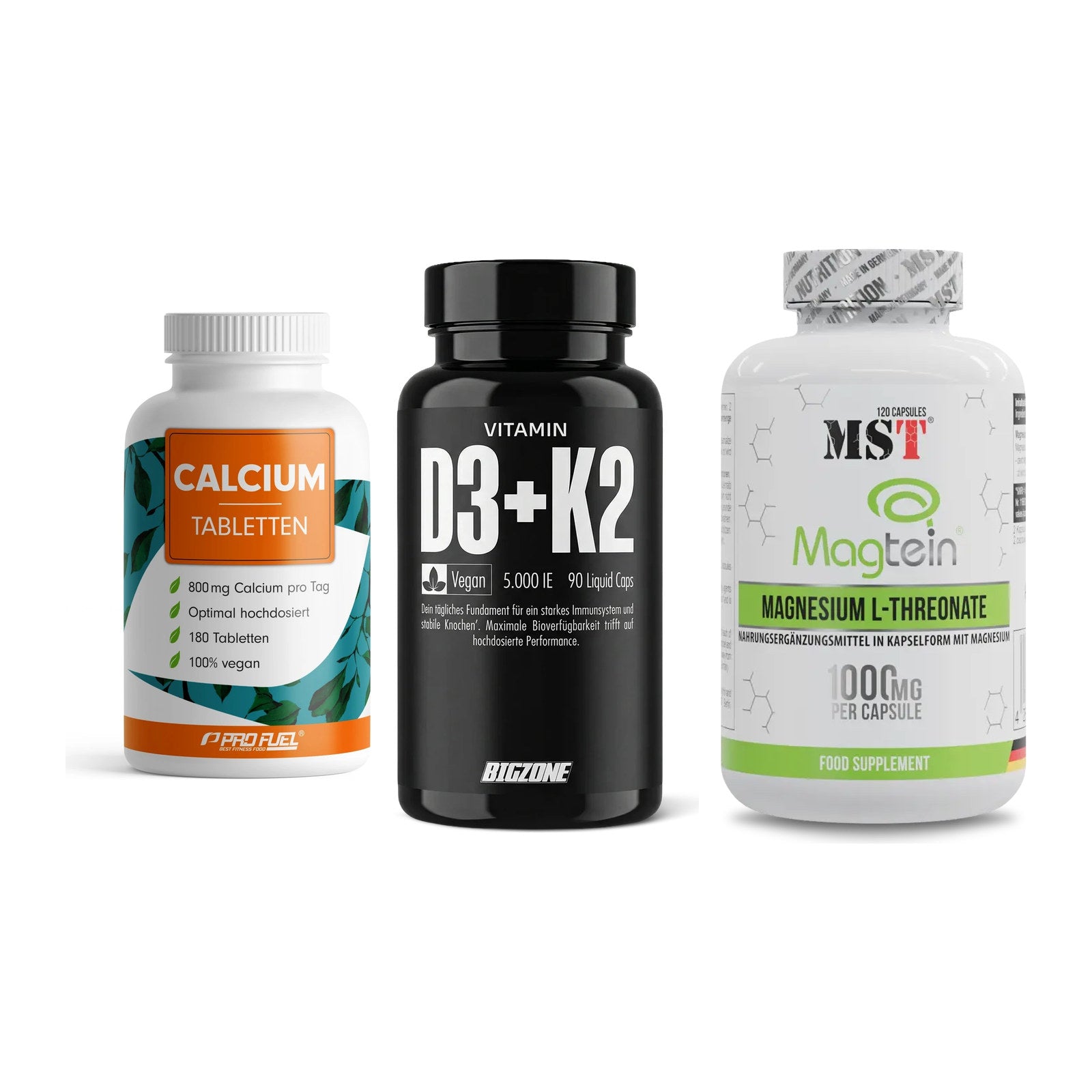 Calcium, Vitamin D & Magnesium: ProFuel Calcium + 2 weitere – alle enthaltenen Artikel