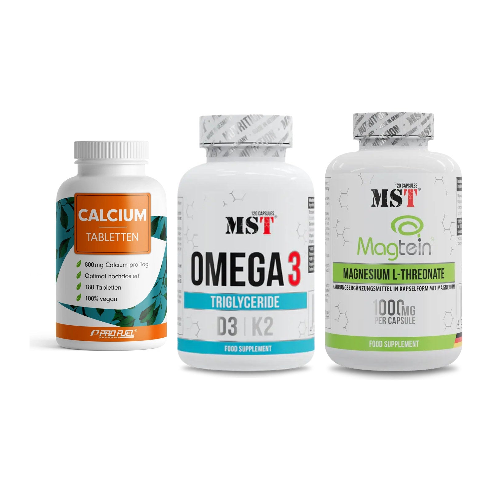 Calcium, Vitamin D & Magnesium: ProFuel Calcium + 2 weitere – alle enthaltenen Artikel