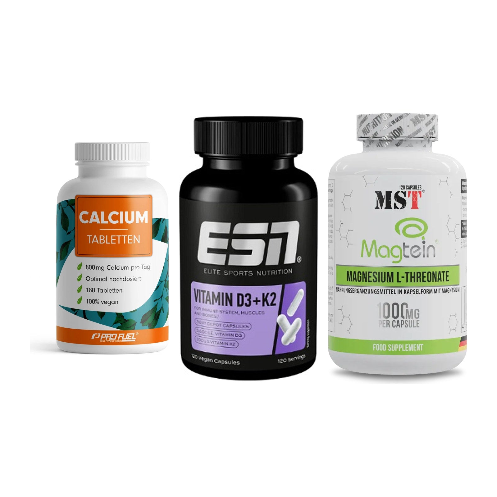 Calcium, Vitamin D & Magnesium: ProFuel Calcium + 2 weitere – alle enthaltenen Artikel