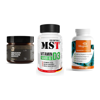 Calcium, Vitamin D & Magnesium: BioTech Aquamin Calcium + 2 weitere – alle enthaltenen Artikel