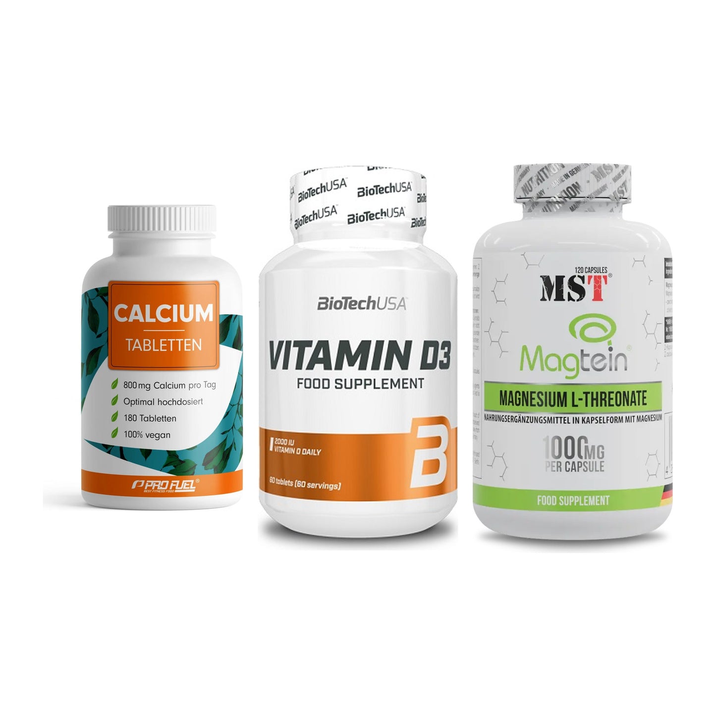 Calcium, Vitamin D & Magnesium: ProFuel Calcium + 2 weitere – alle enthaltenen Artikel