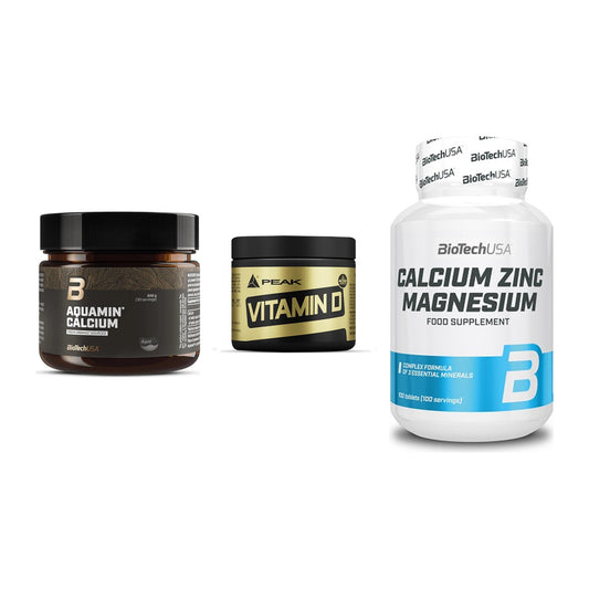 Calcium, Vitamin D & Magnesium: BioTech Aquamin Calcium + 2 weitere – alle enthaltenen Artikel
