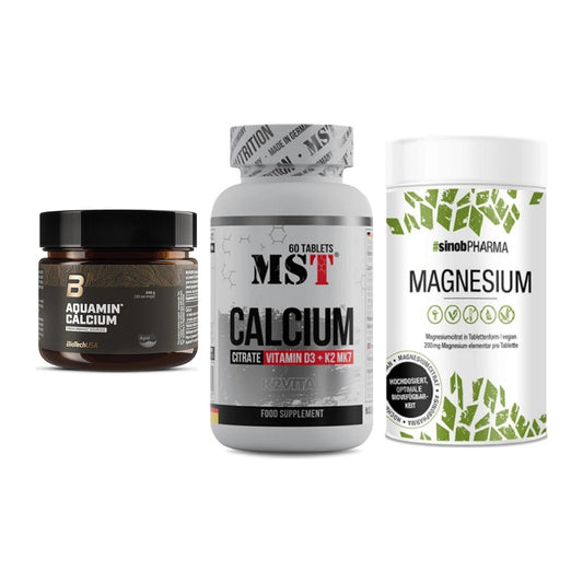 Calcium, Vitamin D & Magnesium: BioTech Aquamin Calcium + 2 weitere – alle enthaltenen Artikel