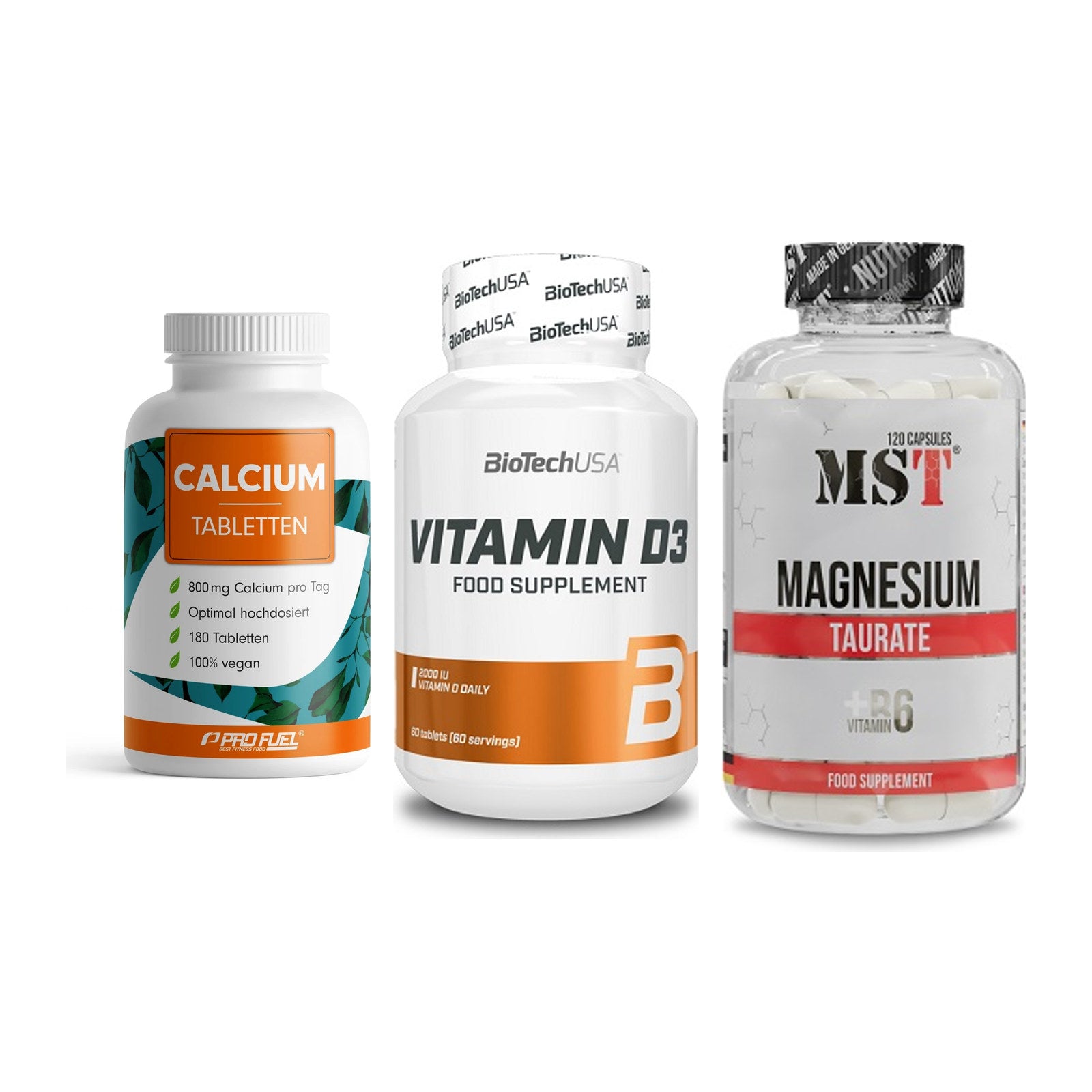 Calcium, Vitamin D & Magnesium: ProFuel Calcium + 2 weitere – alle enthaltenen Artikel