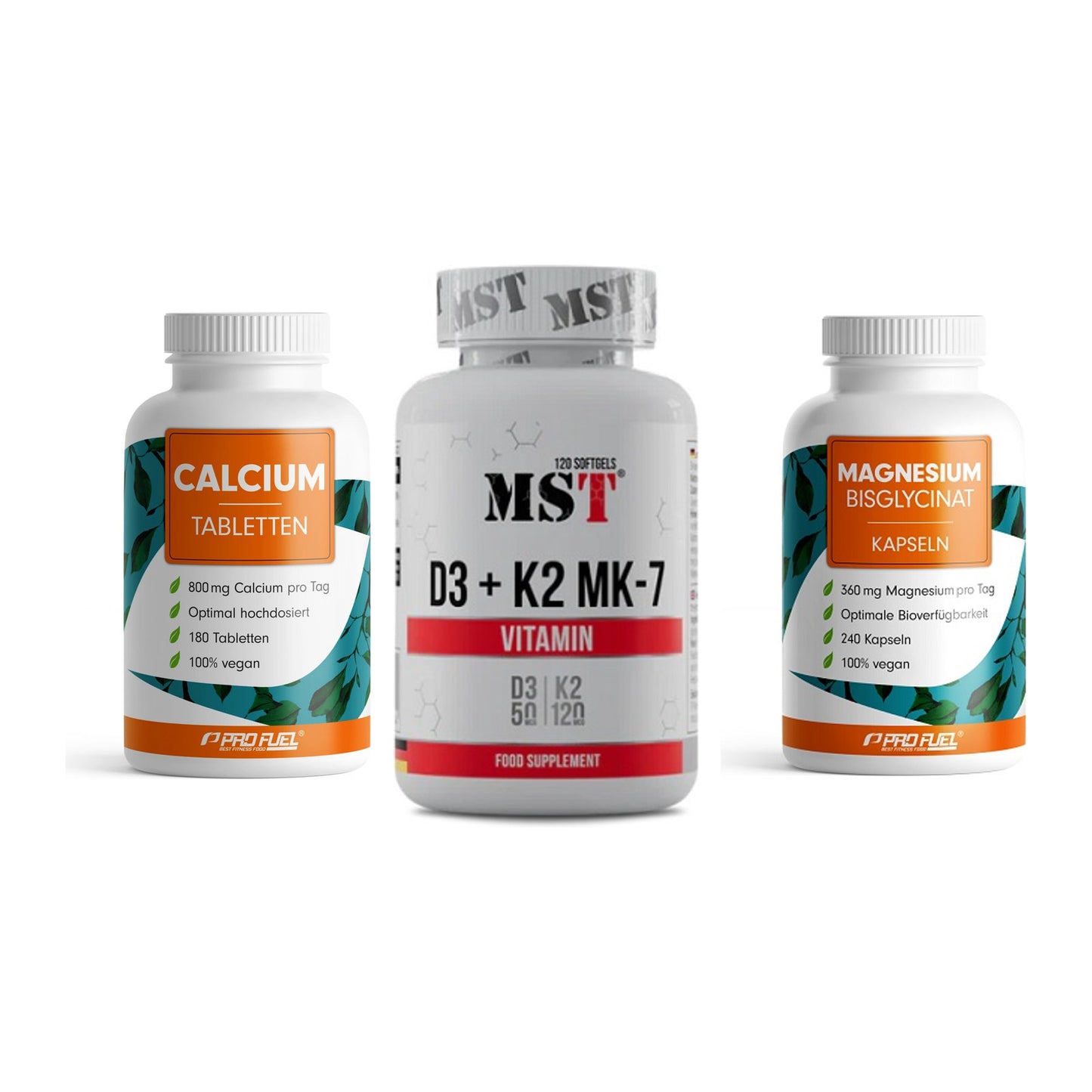 Calcium, Vitamin D & Magnesium: ProFuel Calcium + 2 weitere – alle enthaltenen Artikel
