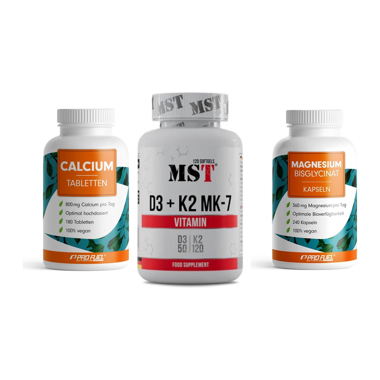 Calcium, Vitamin D & Magnesium: ProFuel Calcium + 2 weitere – alle enthaltenen Artikel