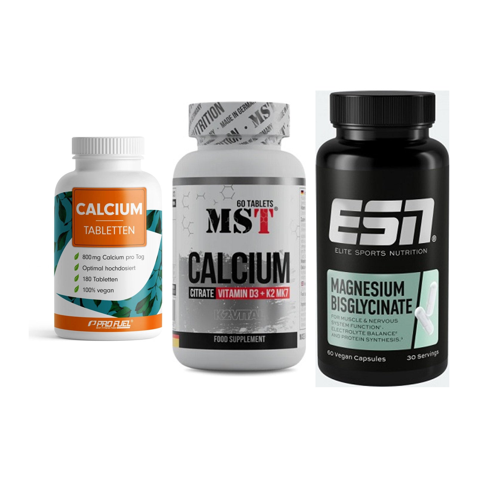 Calcium, Vitamin D & Magnesium: ProFuel Calcium + 2 weitere – alle enthaltenen Artikel