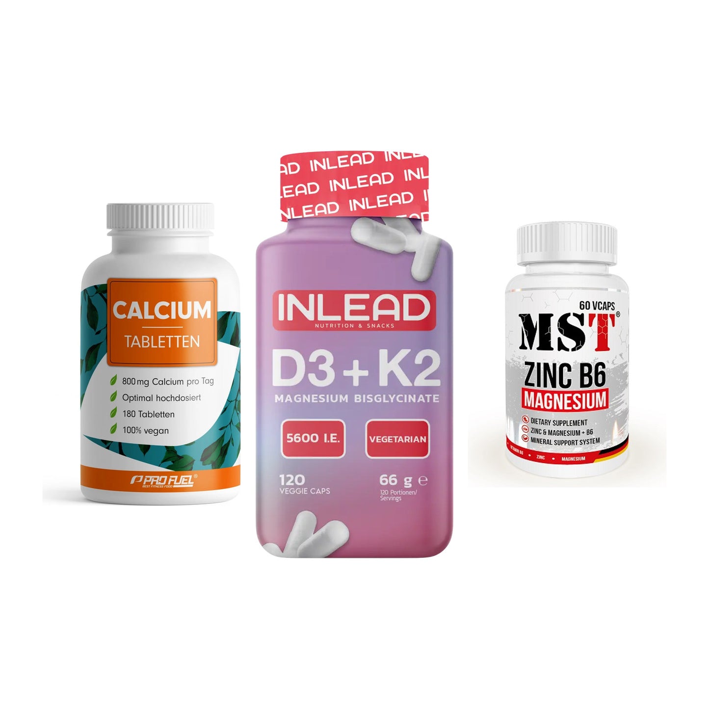 Calcium, Vitamin D & Magnesium: ProFuel Calcium + 2 weitere – alle enthaltenen Artikel