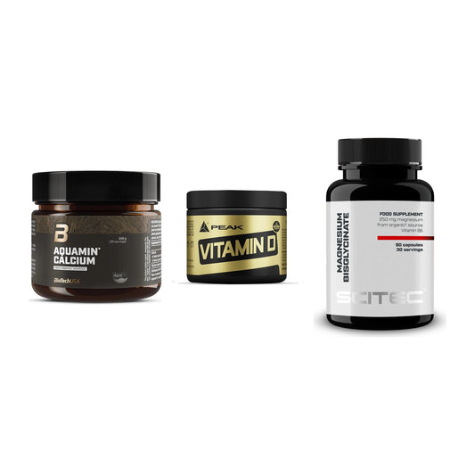 Calcium, Vitamin D & Magnesium: BioTech Aquamin Calcium + 2 weitere – alle enthaltenen Artikel