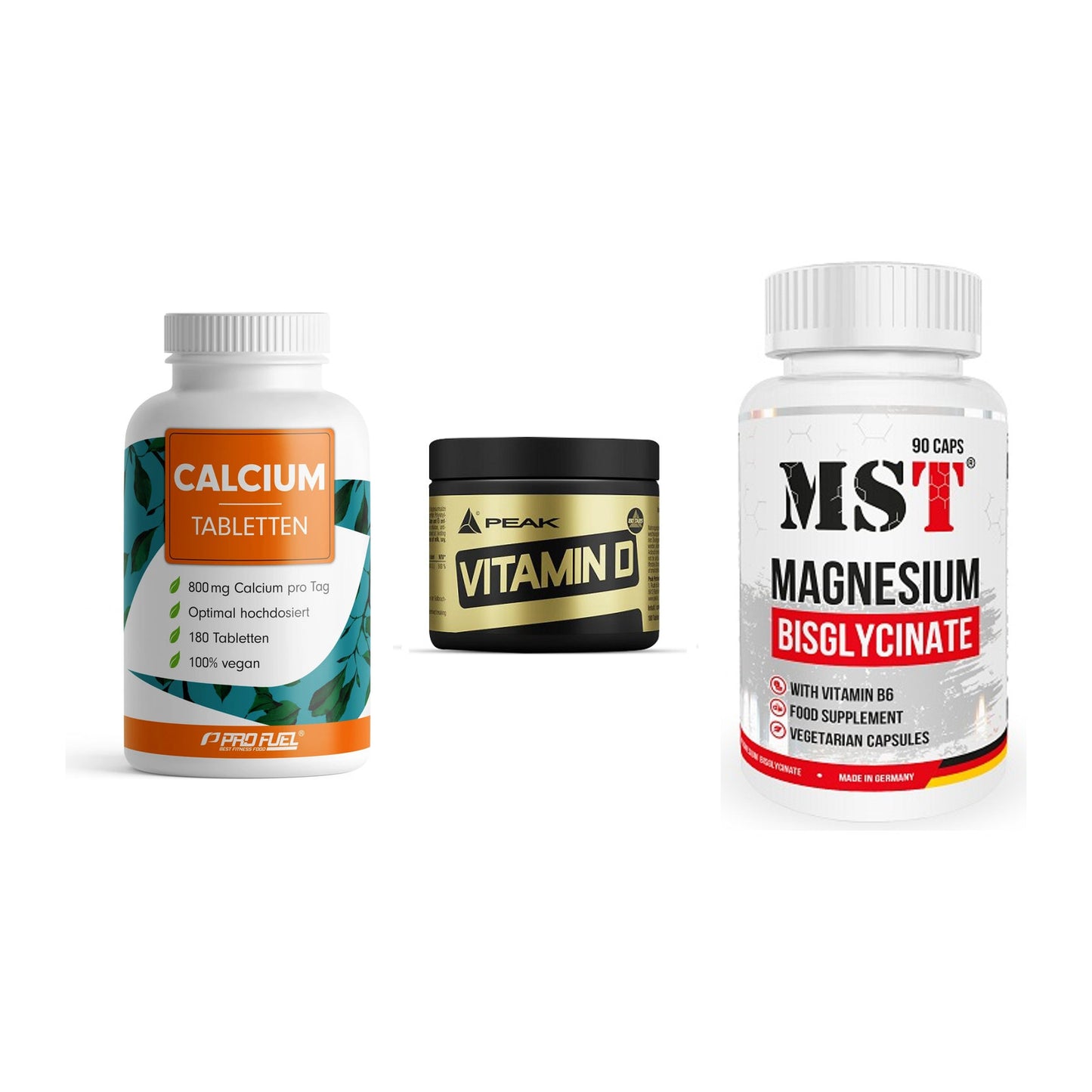 Calcium, Vitamin D & Magnesium: ProFuel Calcium + 2 weitere – alle enthaltenen Artikel