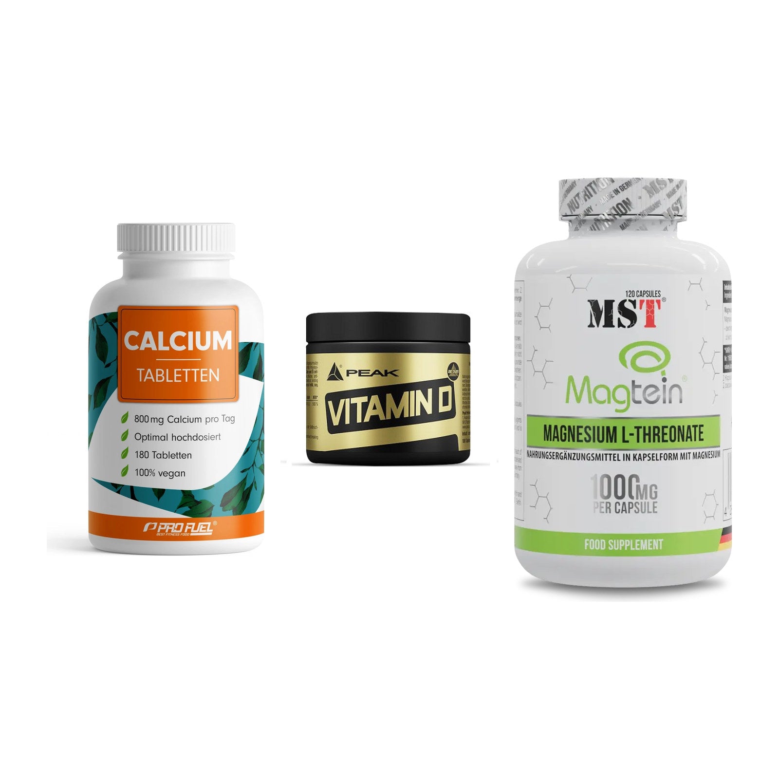 Calcium, Vitamin D & Magnesium: ProFuel Calcium + 2 weitere – alle enthaltenen Artikel
