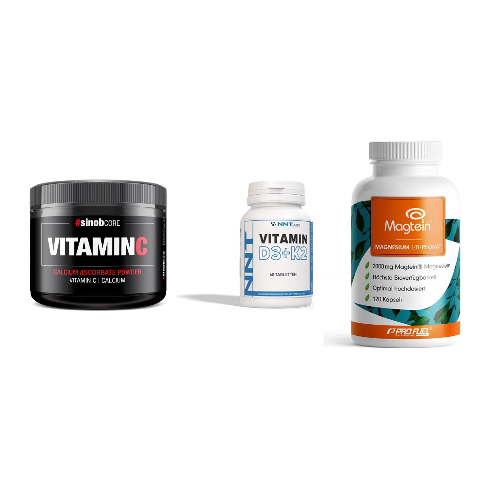 Calcium, Vitamin D & Magnesium: Sinob Vitamin C Calcium + 2 weitere – alle enthaltenen Artikel