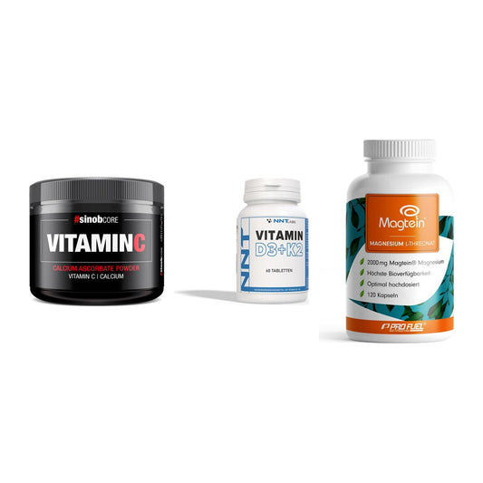 Calcium, Vitamin D & Magnesium: Sinob Vitamin C Calcium + 2 weitere – alle enthaltenen Artikel