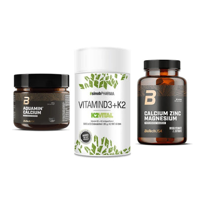 Calcium, Vitamin D & Magnesium: BioTech Aquamin Calcium + 2 weitere – alle enthaltenen Artikel