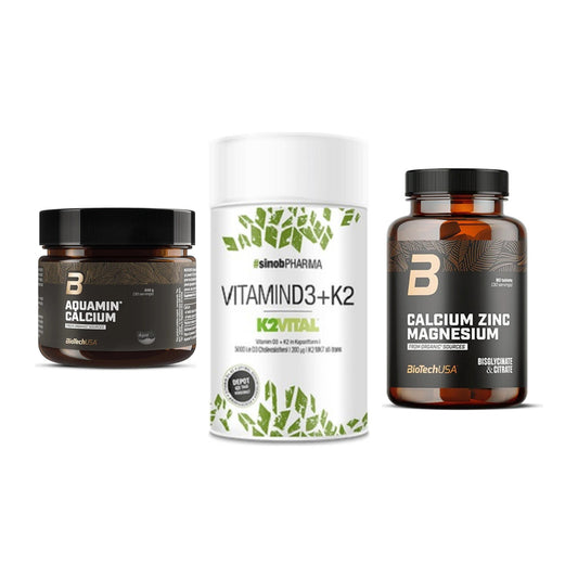 Calcium, Vitamin D & Magnesium: BioTech Aquamin Calcium + 2 weitere – alle enthaltenen Artikel