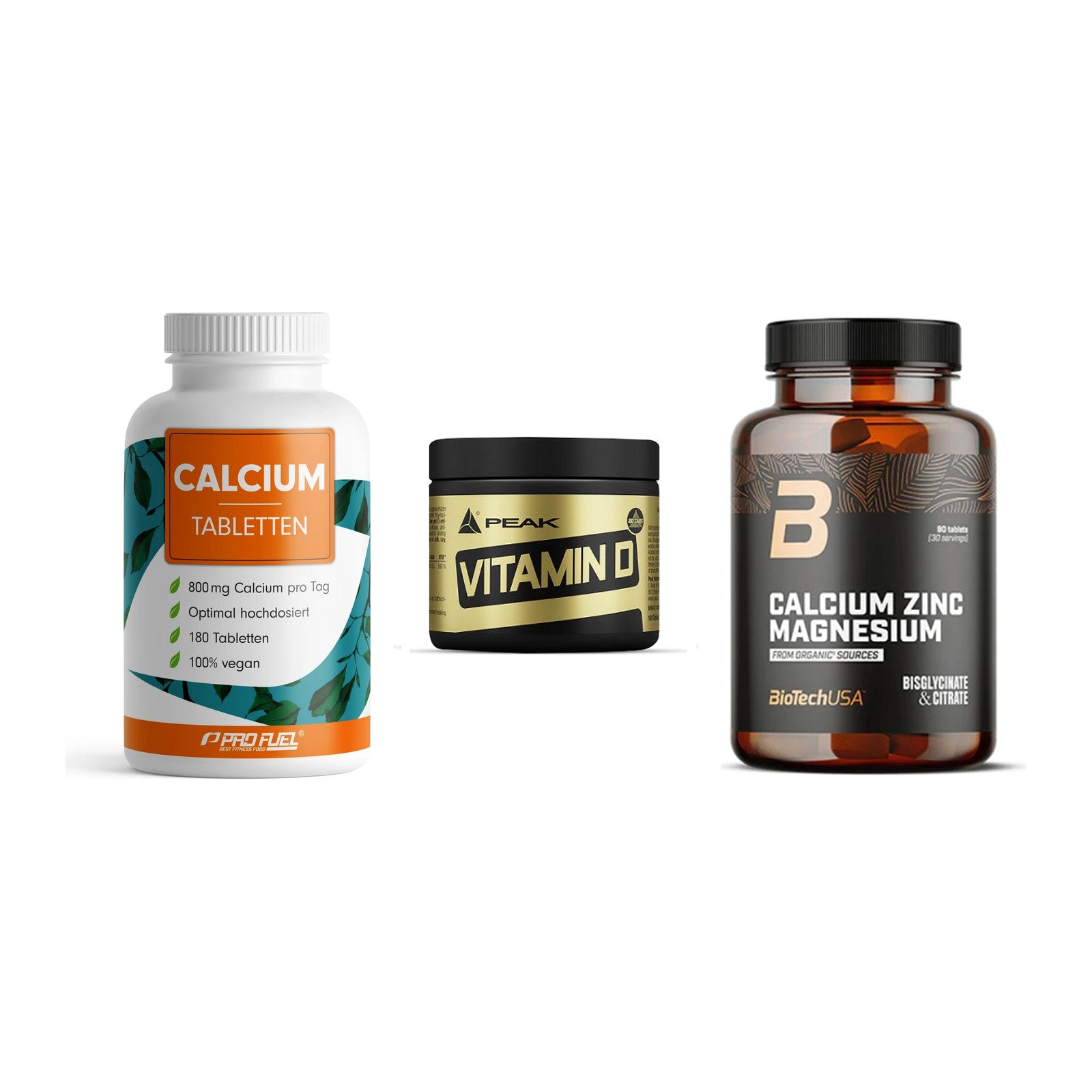 Calcium, Vitamin D & Magnesium: ProFuel Calcium + 2 weitere – alle enthaltenen Artikel