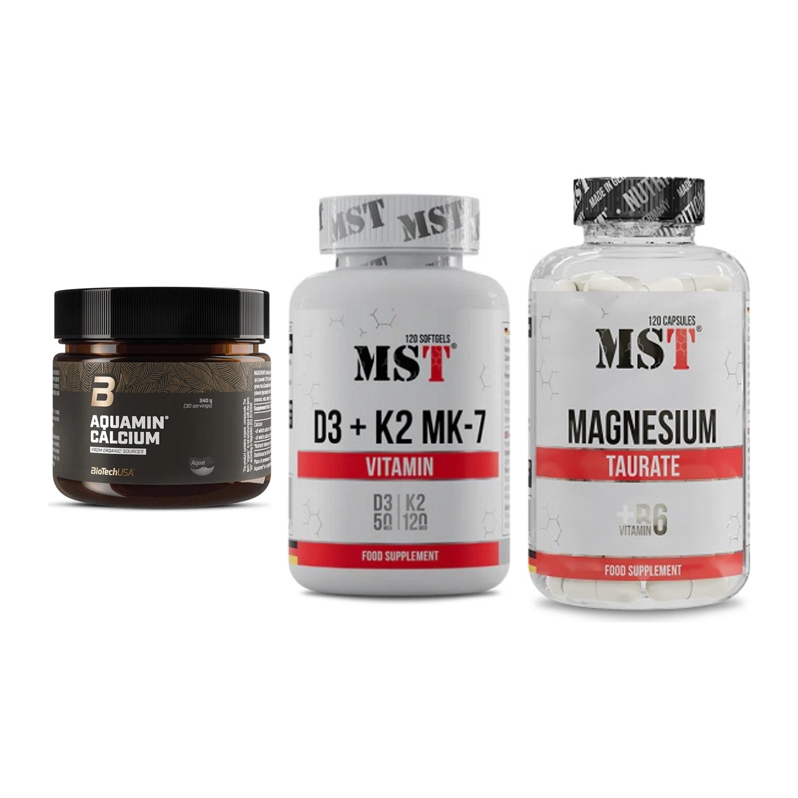 Calcium, Vitamin D & Magnesium: BioTech Aquamin Calcium + 2 weitere – alle enthaltenen Artikel