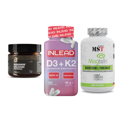 Calcium, Vitamin D & Magnesium: BioTech Aquamin Calcium + 2 weitere – alle enthaltenen Artikel