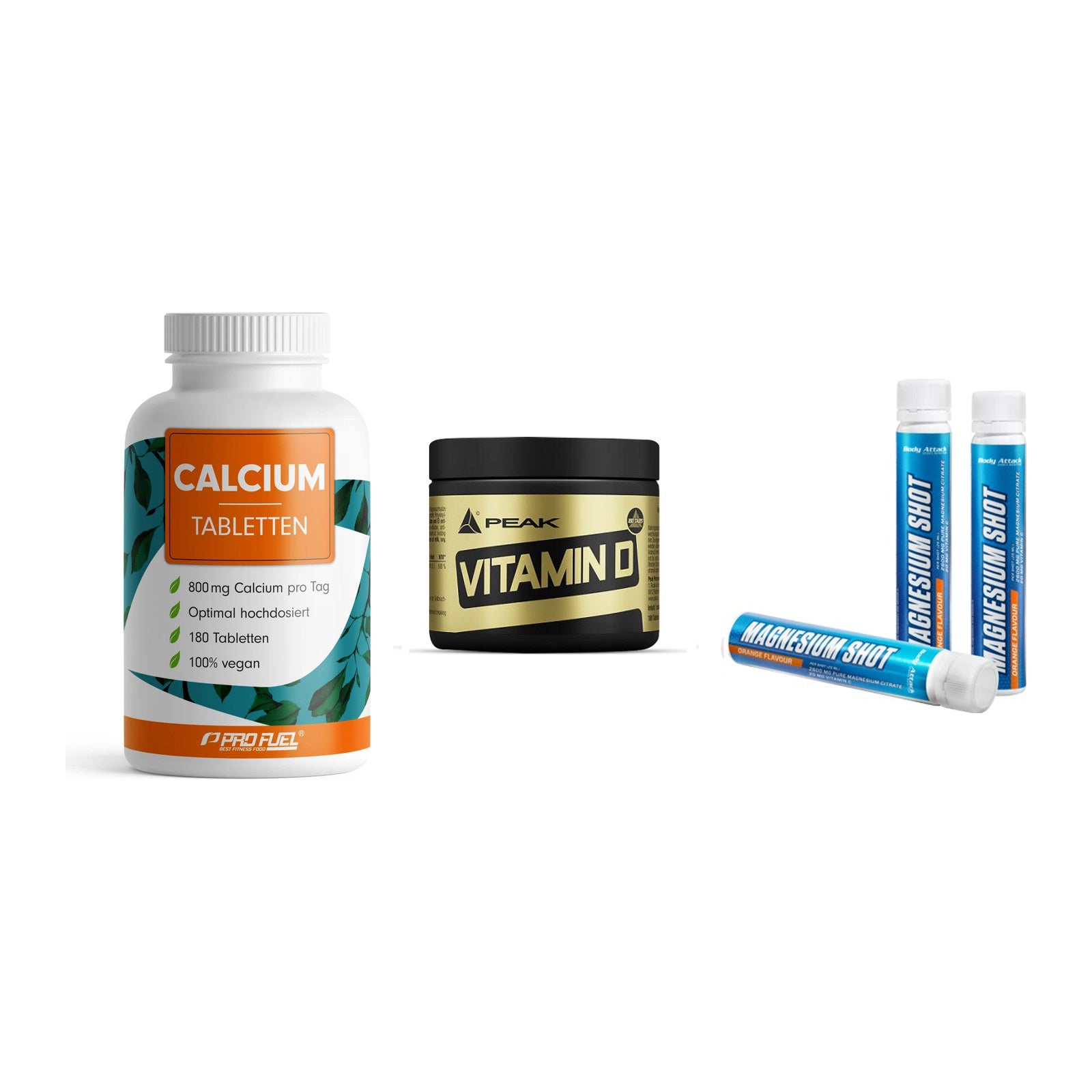 Calcium, Vitamin D & Magnesium: ProFuel Calcium + 2 weitere – alle enthaltenen Artikel