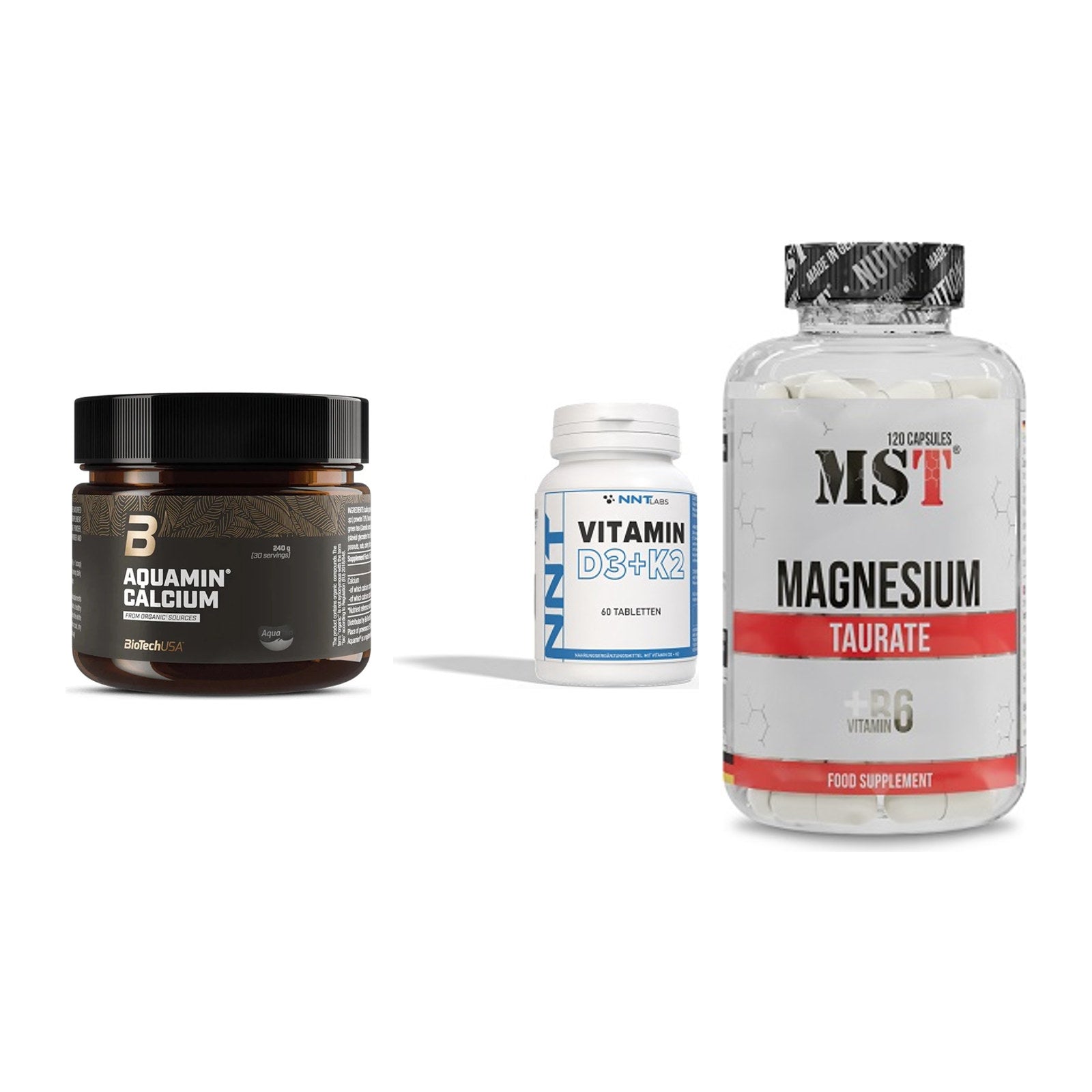 Calcium, Vitamin D & Magnesium: BioTech Aquamin Calcium + 2 weitere – alle enthaltenen Artikel