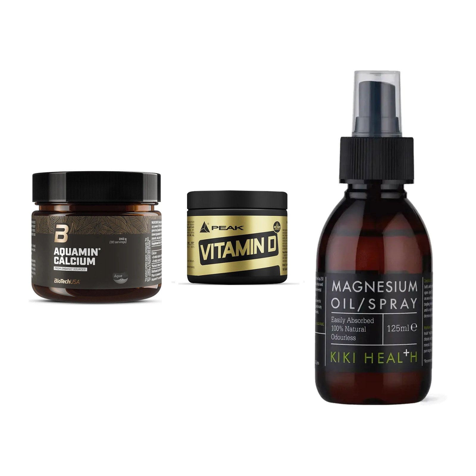 Calcium, Vitamin D & Magnesium: BioTech Aquamin Calcium + 2 weitere – alle enthaltenen Artikel