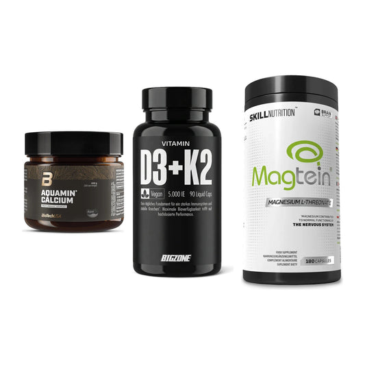 Calcium, Vitamin D & Magnesium: BioTech Aquamin Calcium + 2 weitere – alle enthaltenen Artikel